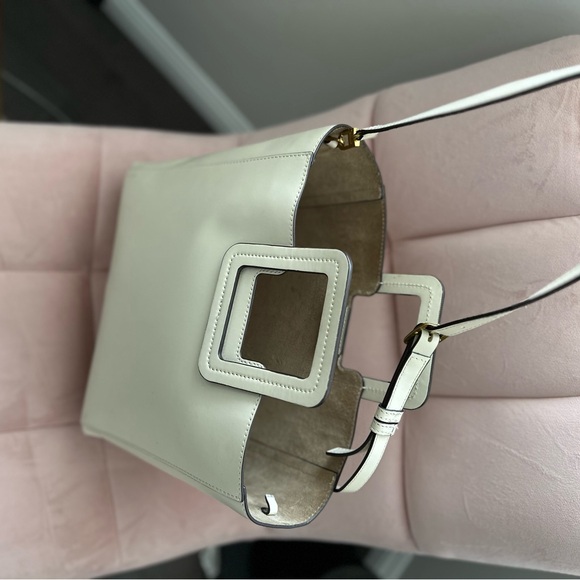 STAUD Cream Square Handle Tote - Picture 5 of 7